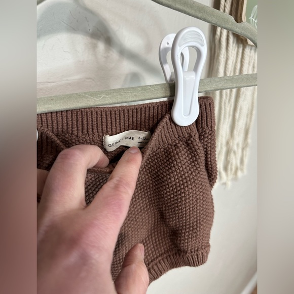 Quincy Mae Knit Sweater and Bloomers Set in Pecan 6-12 - Picture 4 of 5